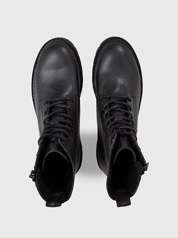 Botas de couro sintético