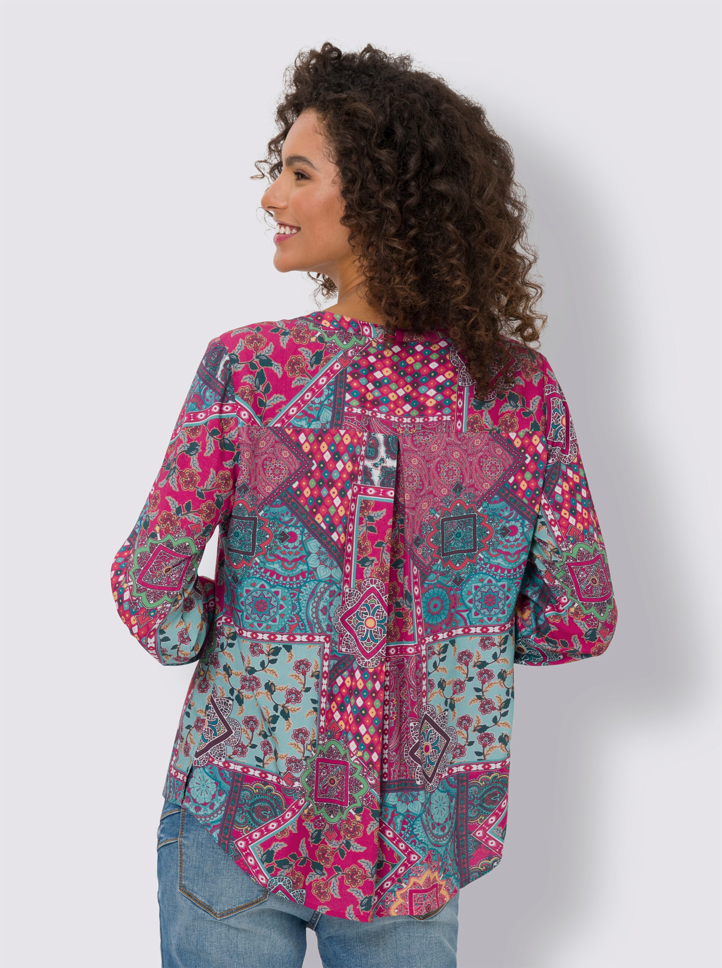Druckbluse