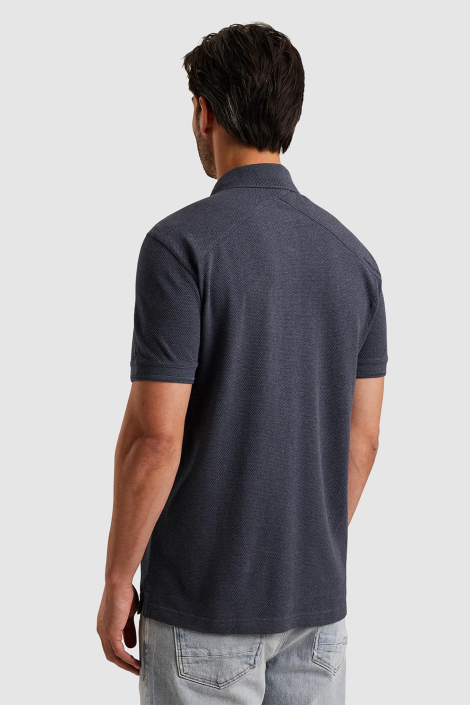 Cast Iron blauwe heren polo
