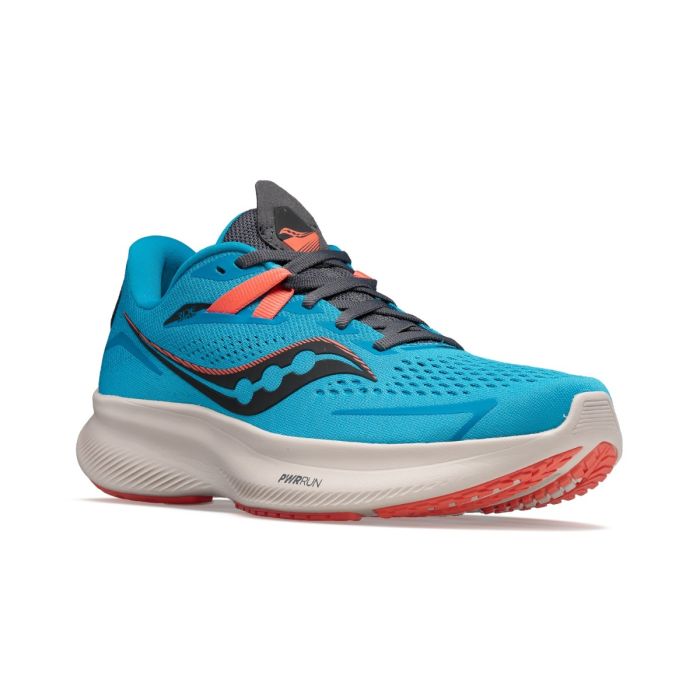 Saucony Dame Løbesko Ride 15 Blå