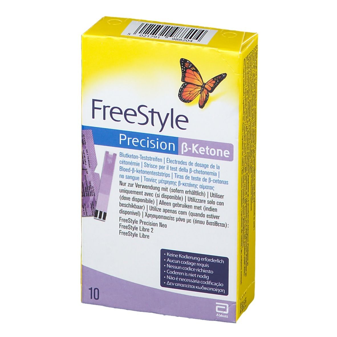 FreeStyle Precision β-Keton Teststreifen