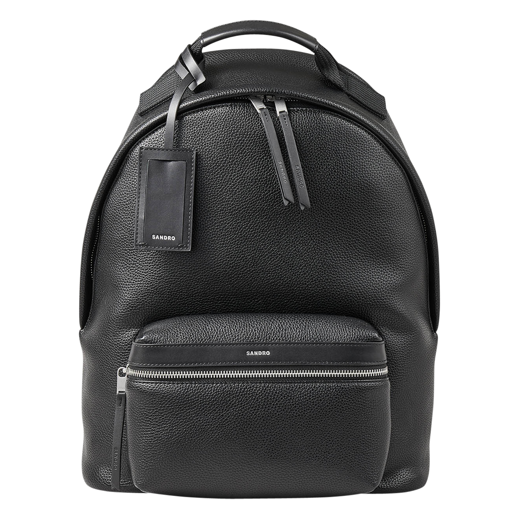 Sac à dos en toile enduite | Noir
