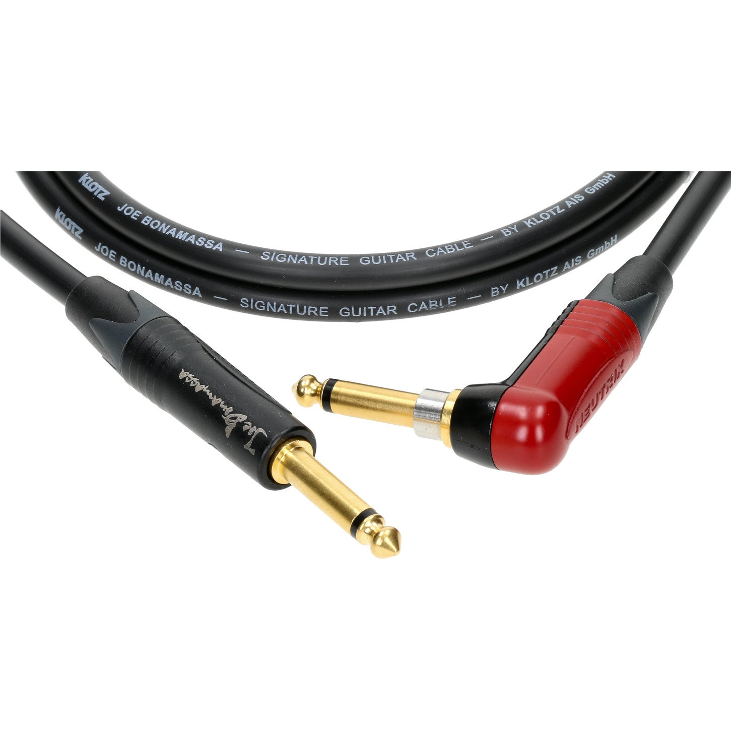 Klotz JBNRSP030 Joe Bonamassa gitaarkabel met SilentPlug 3 meter recht - haaks