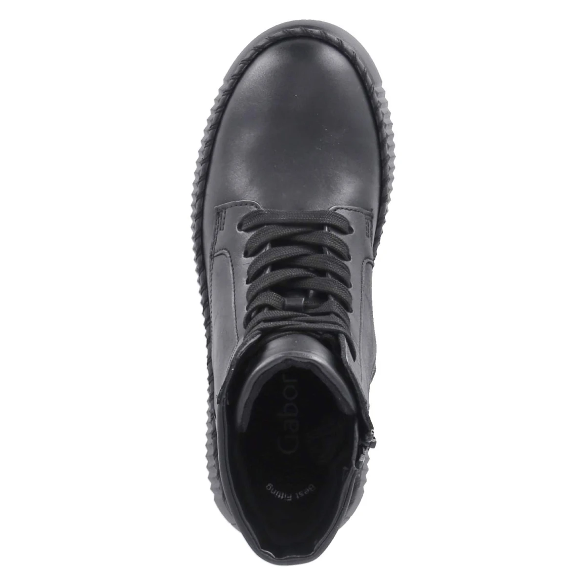 GaborSchnürstiefeletten - schwarz