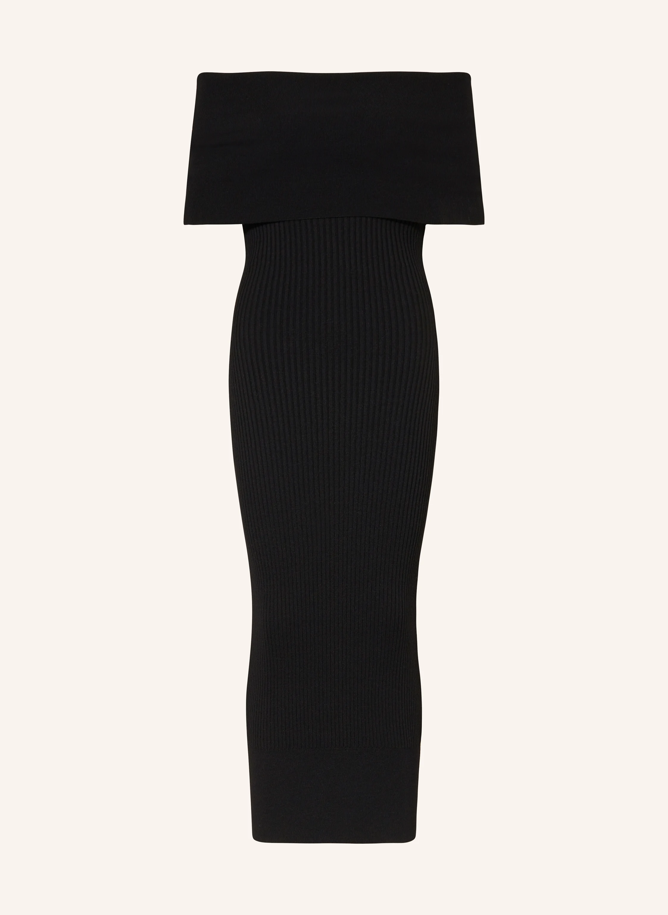Alexander McQUEEN Off-Shoulder-Strickkleid