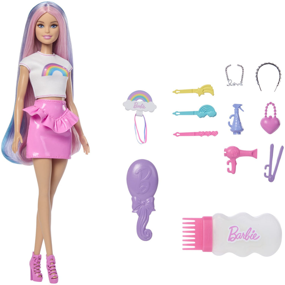 Køb Barbie® Regnbueglimmer Hårlegesæt