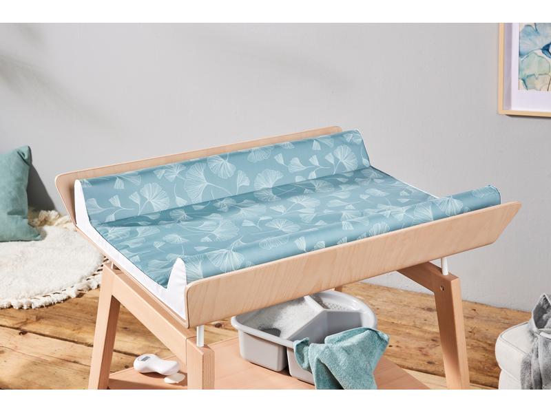 Rotho Babydesign Wickelkissen Keil Ginkgo Hautfreundliche Wickelauflage