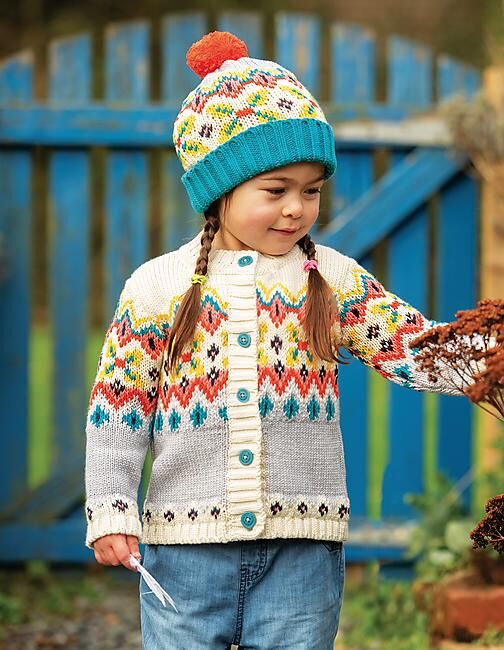 FRUGI - GILET FLOSSIE FAIRISLE CARDIGAN