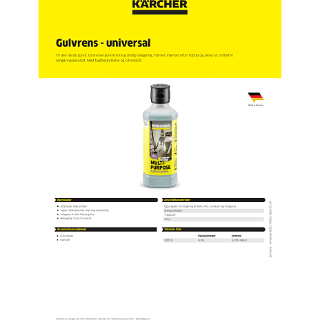 Kärcher universal gulvvaskemiddel
