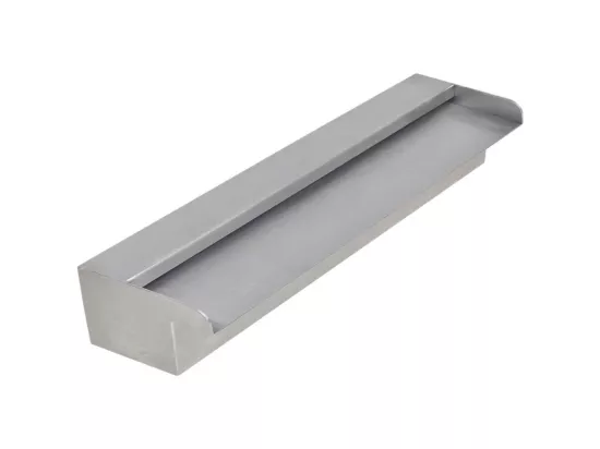 Lame d'eau rectangulaire 45cm Acier inoxydable pour piscine
