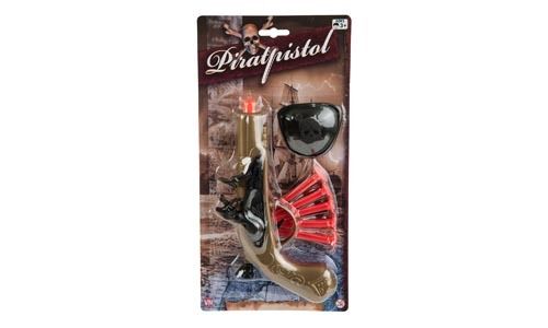 Piratpistol med piler & øyelapp
