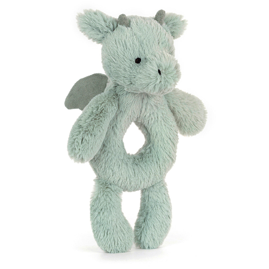 Jellycat rammelaar bashful draakje - 18 cm