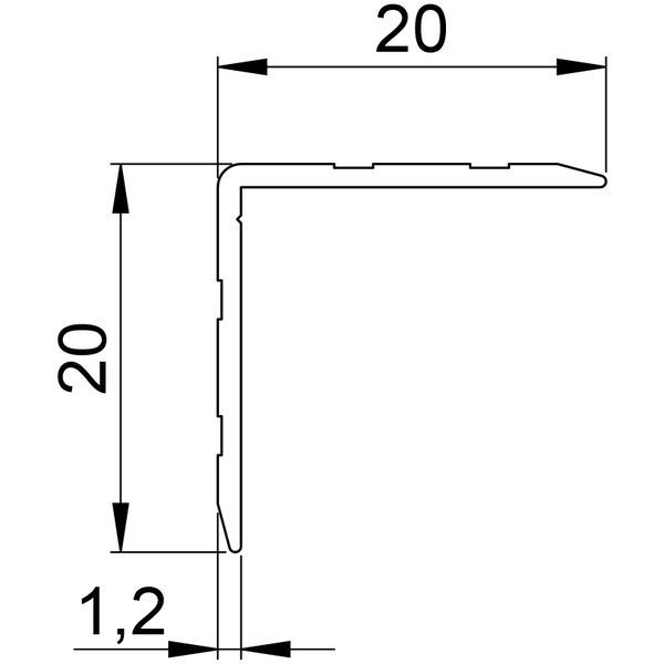 Adam Hall 6209 Kantenschutz Aluminium