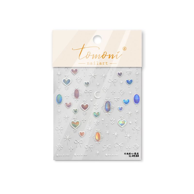tomoni - Hart Maan & Ster Nail Art Stickers (Diverse Ontwerpen)