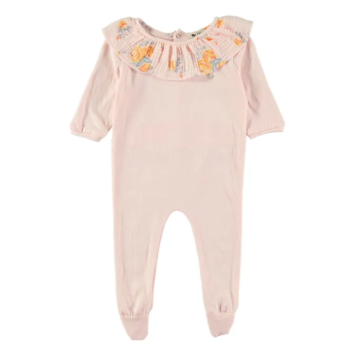 Risu Risu Pyjama Caline Coton Bio | Rose pâle