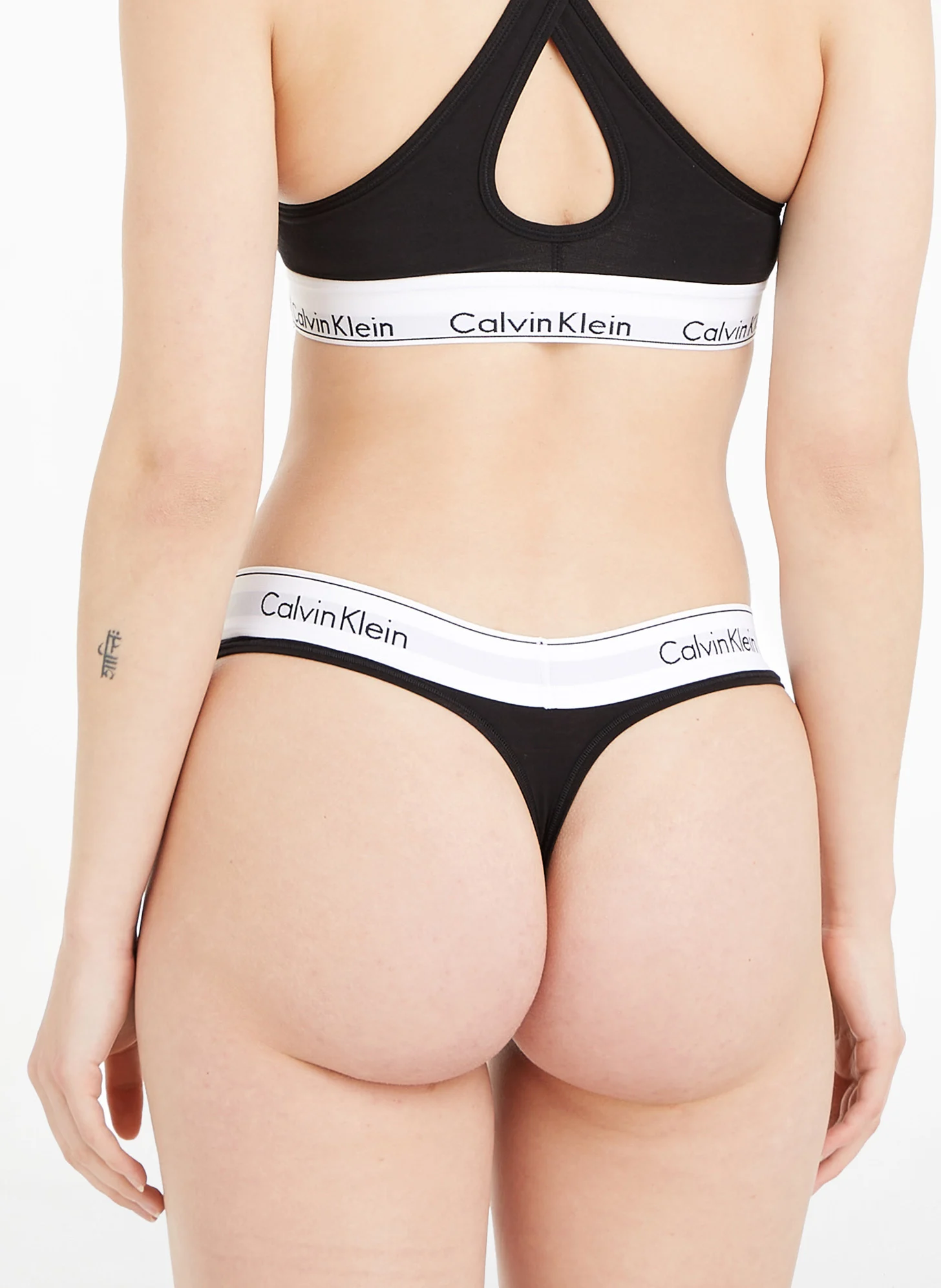 String en coton | Noir
