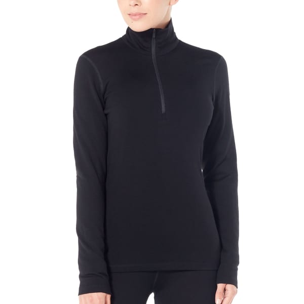 T-shirt thermique ICEBREAKER 260 TECH LS HALF ZIP W BLACK