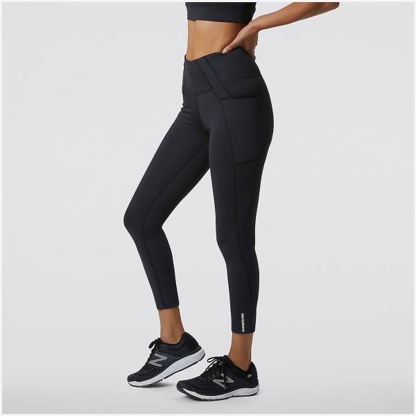 Collant trail NEW BALANCE SHAPE SHIELD 7/8 HIGH RISE POCKET TIGHT W BLACK