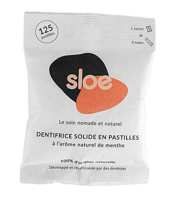 SLOE - RECHARGE DENTIFRICE SOLIDE EN PASTILLES MENTHE