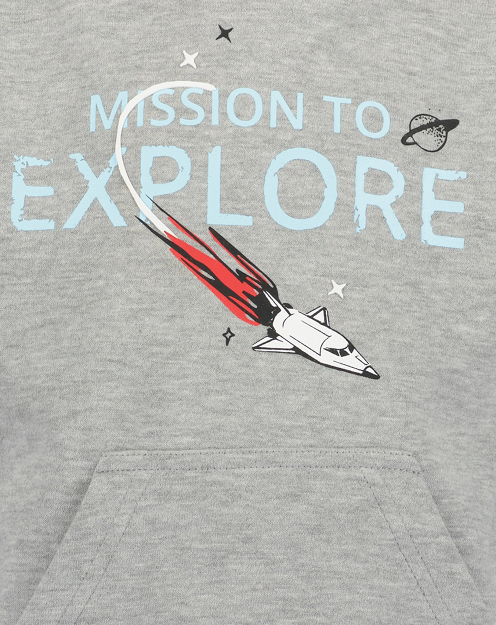 Sweatshirt Kapuze MISSION in mittelgrau