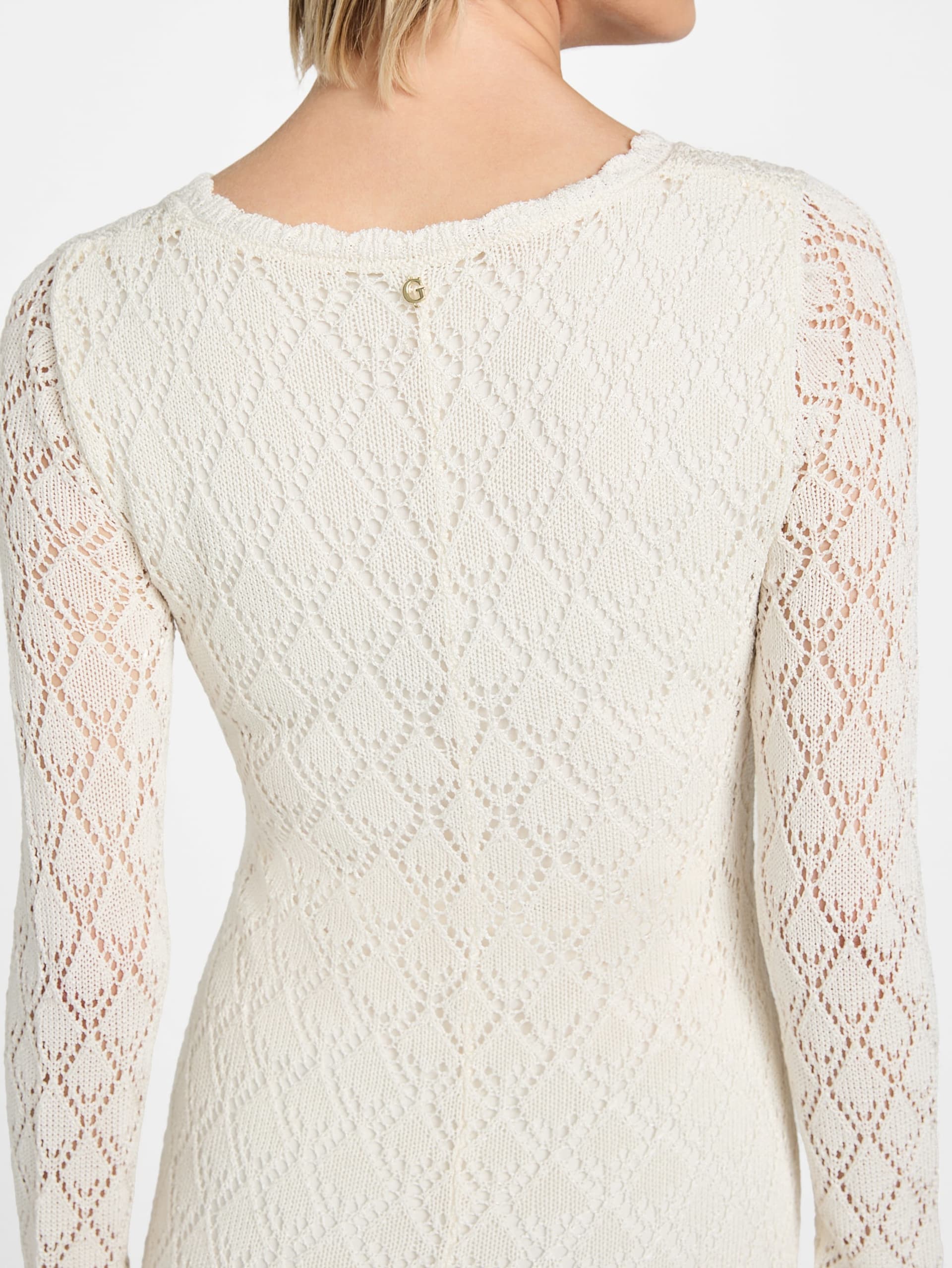 Vestido longo Alba Pointelle