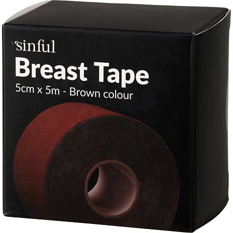 Sinful brun brysttape 5 cm x 5 m