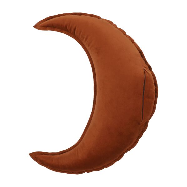 Overseas Moon Velours Kussen - Beige