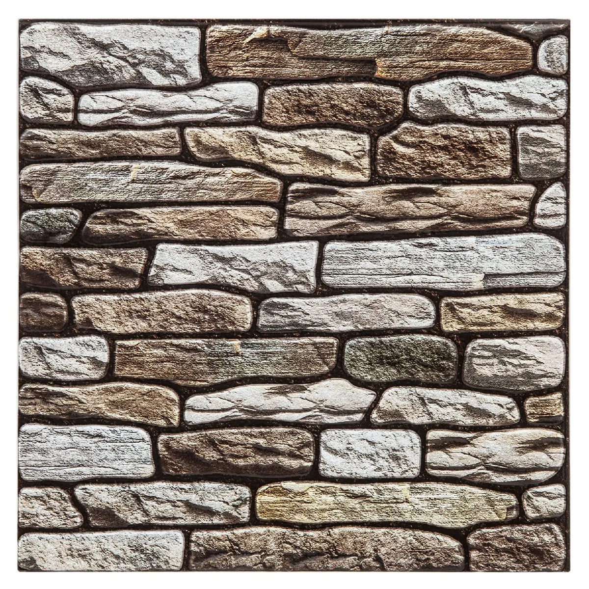Atmosphera, Createur D'Interieur Atmosphera 2 Stickers Carrelage Mur - Taupe