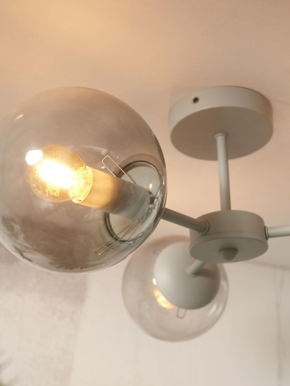 It's about Romi Aspen 3 plafondlamp Ø54 wit
