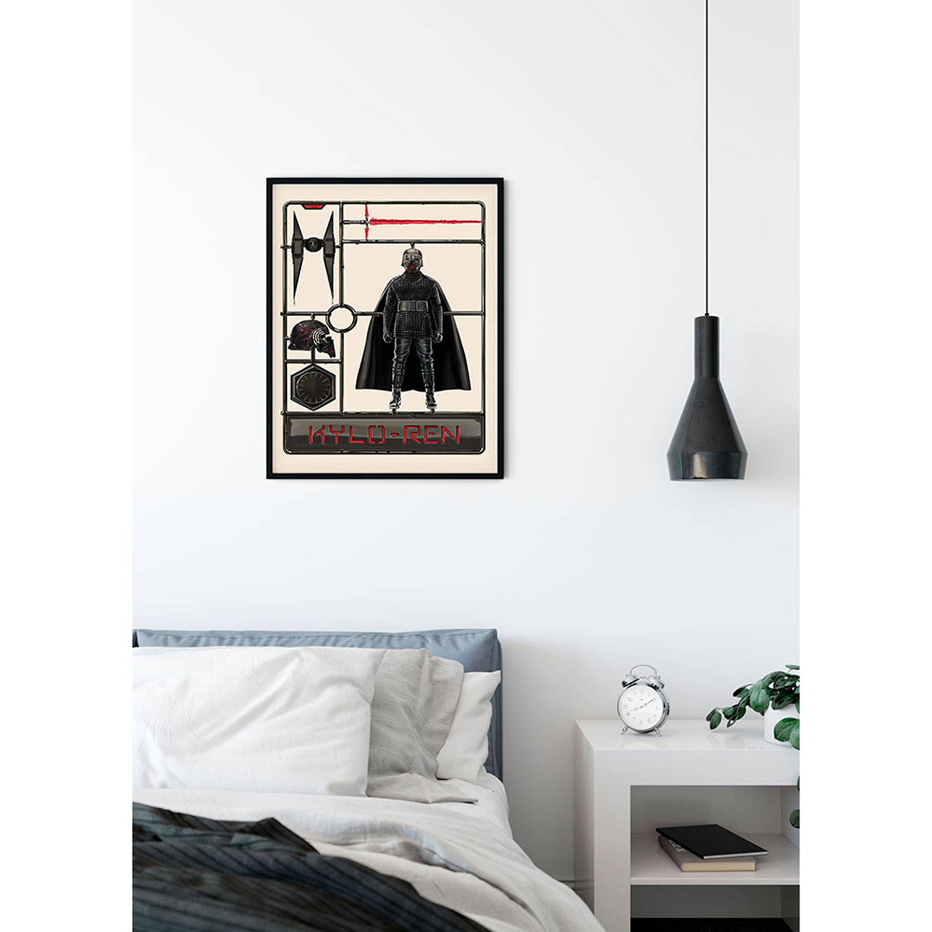 Wandbild STAR WARS TOY KYLO - bunt - 50x70 cm