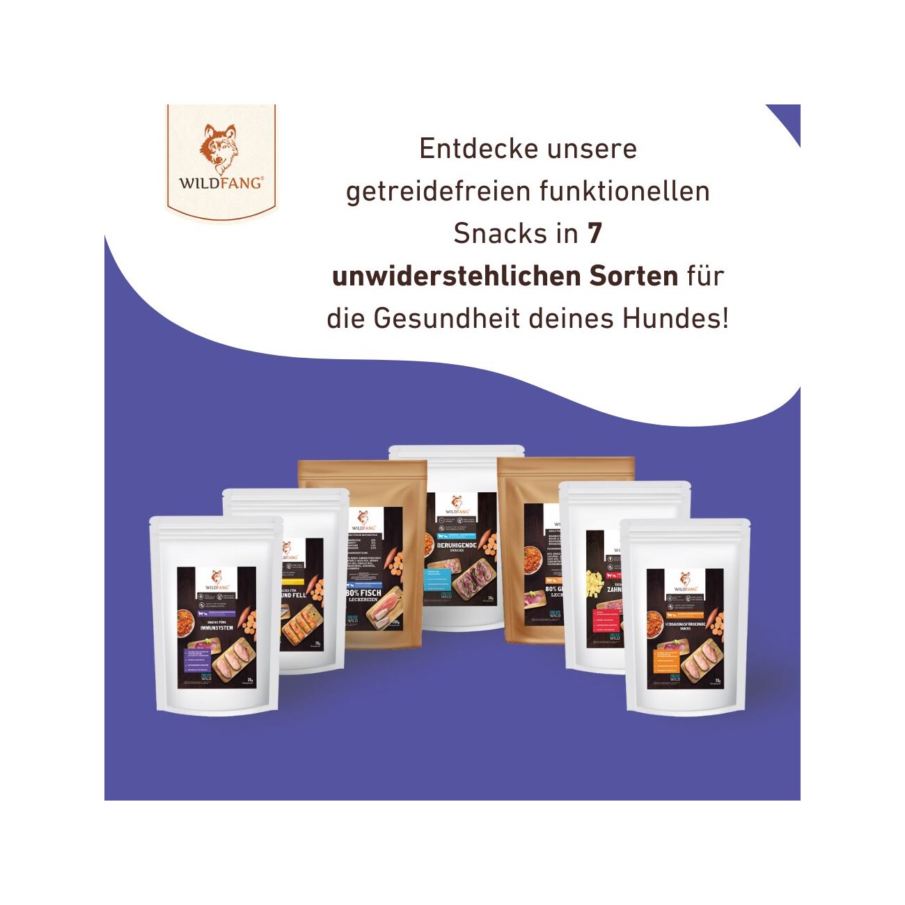 Wildfang Immunsystem Snacks - getreidefrei - 70 g