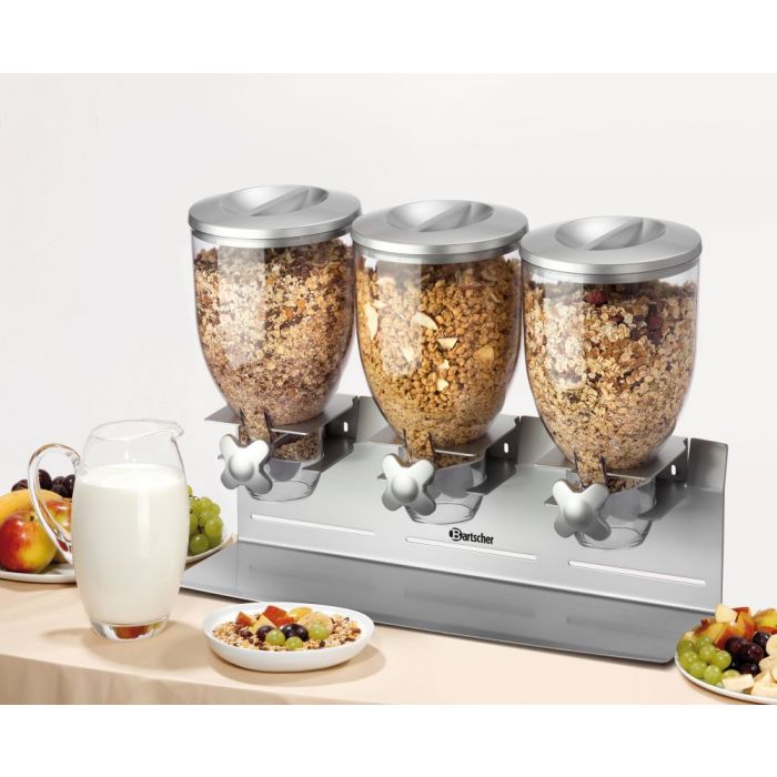 Bartscher Cerealienspender, 3-fach