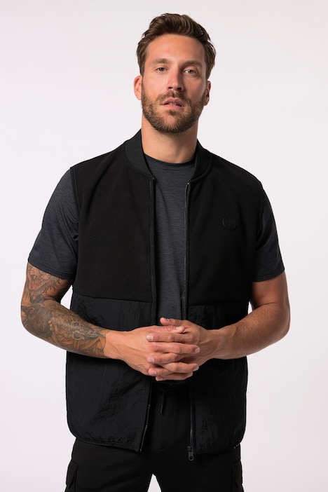 JAY-PI Fleeceweste, Golf, College-Kragen, bis 7 XL