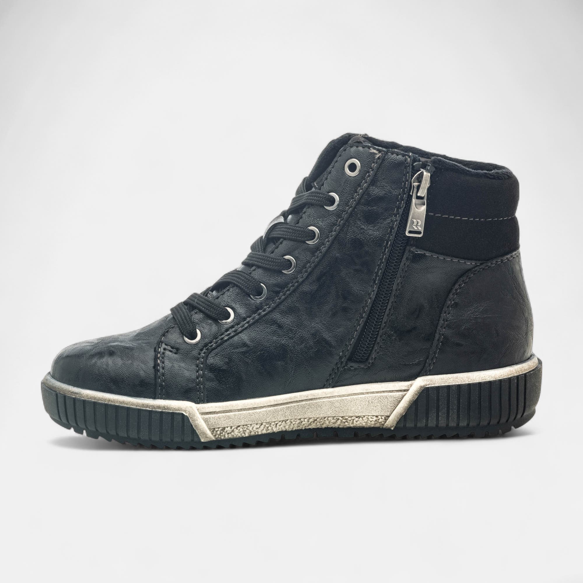 Baskets hautes Femme noir