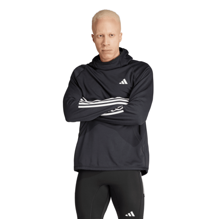 adidas Herre Trøjer Otr E 3Stripe Hoodie Sort
