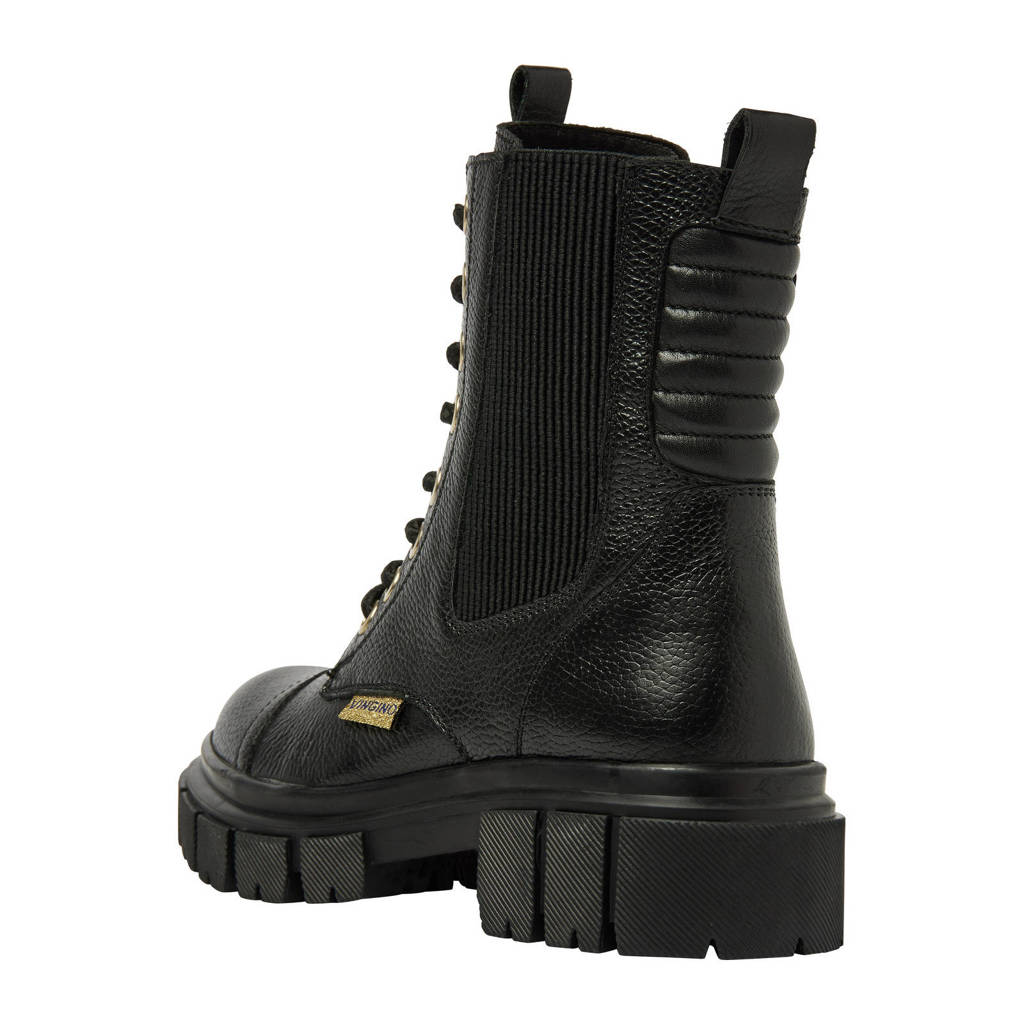 Vingino Siennaleren veterboots zwart