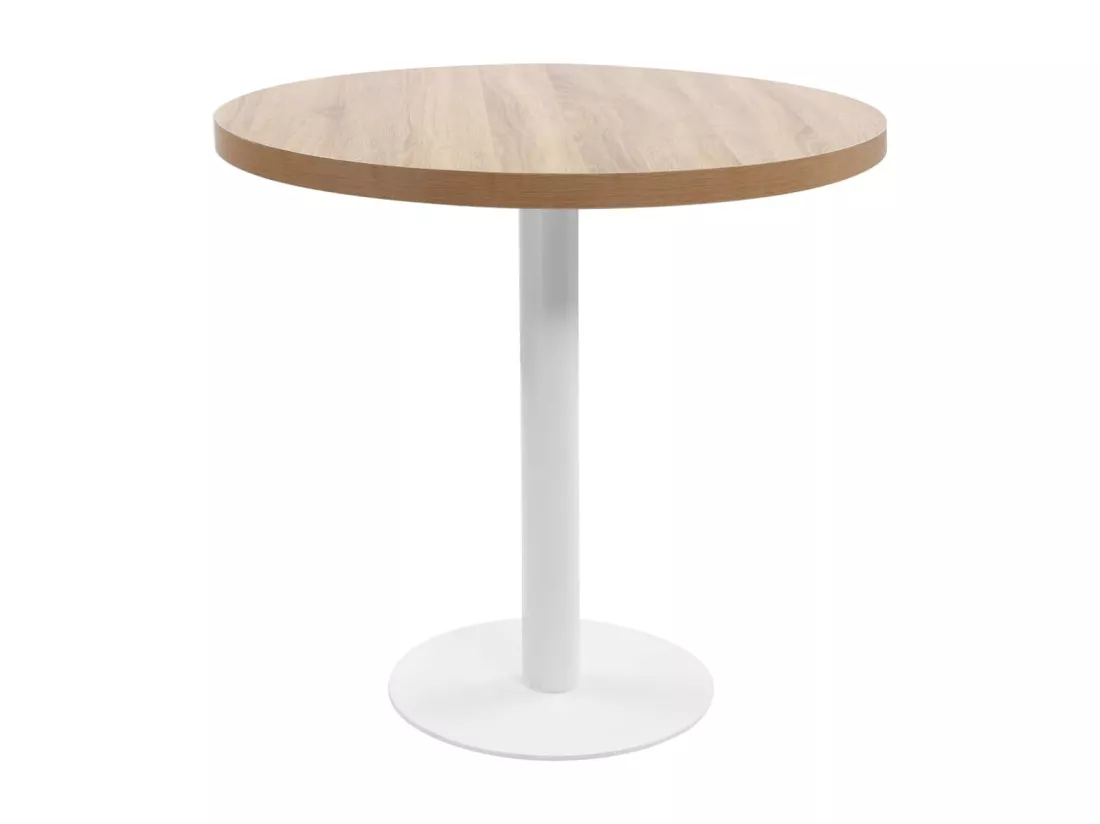 Table de bistro Marron clair 80 cm MDF