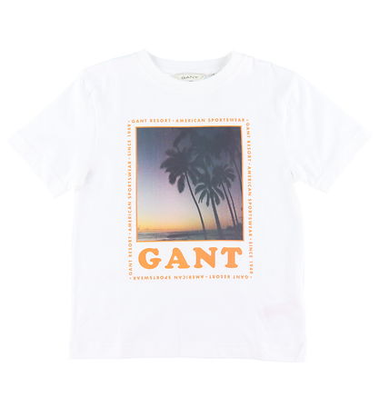 GANT T-Shirt - Resort - Weiß