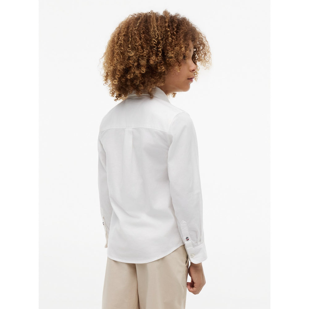 Køb Tommy Hilfiger White Flag Oxford Skjorte Ls