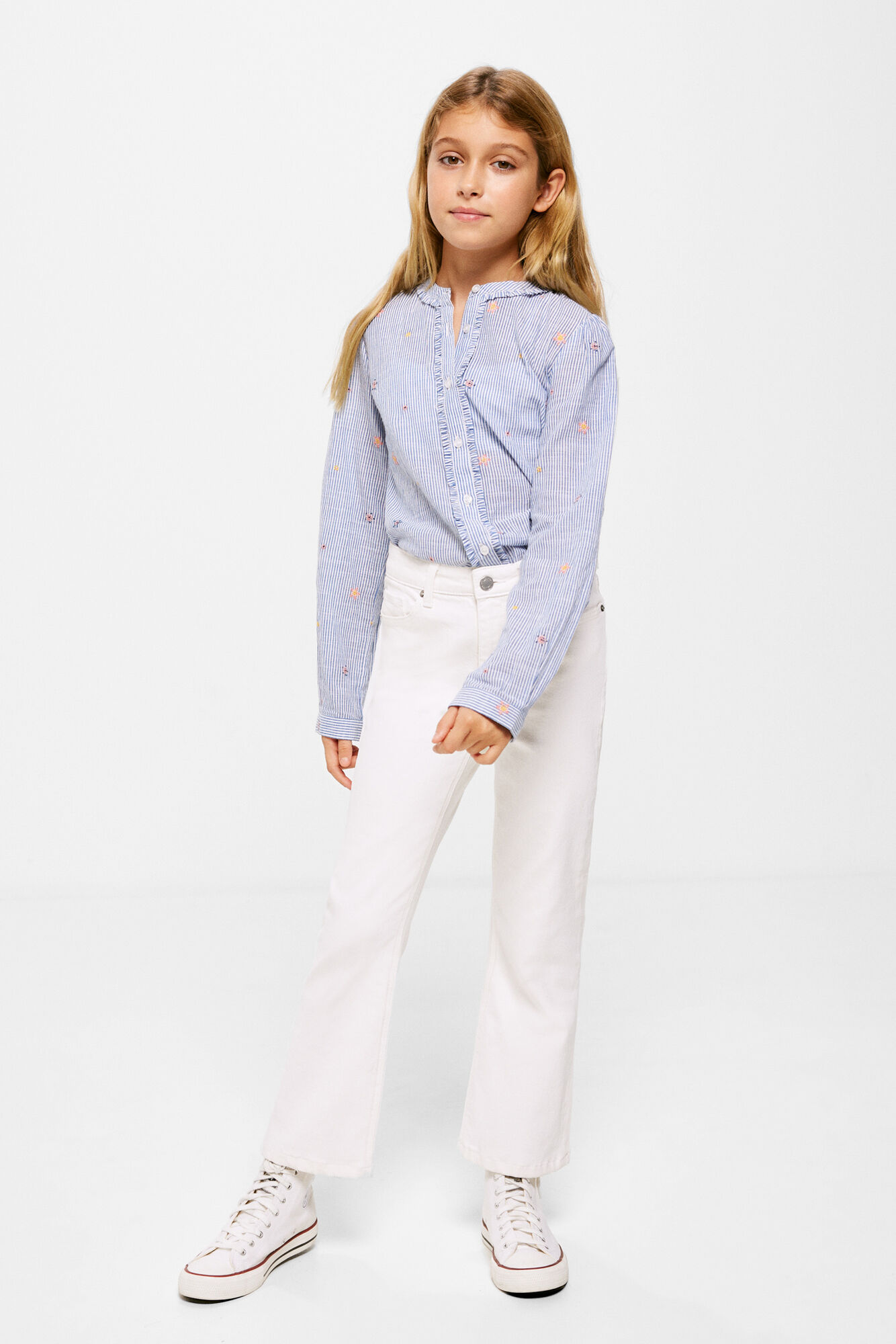 Blusa listrada para menina