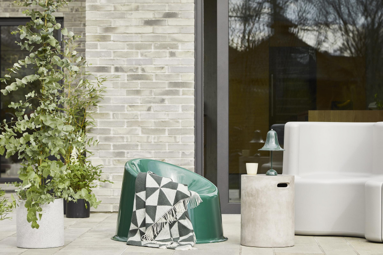 Verpan Panto Pop fauteuil donkergroen