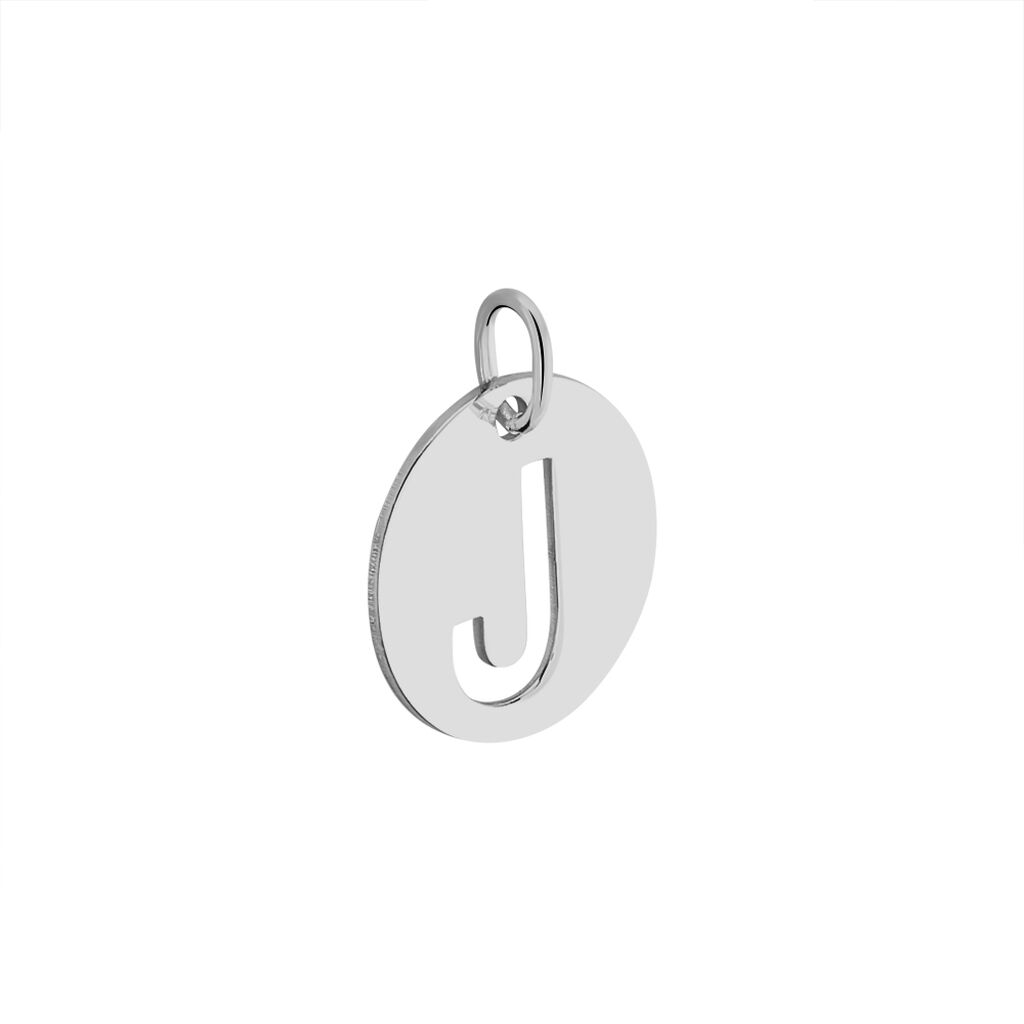 Pendentif Elio J Argent Blanc