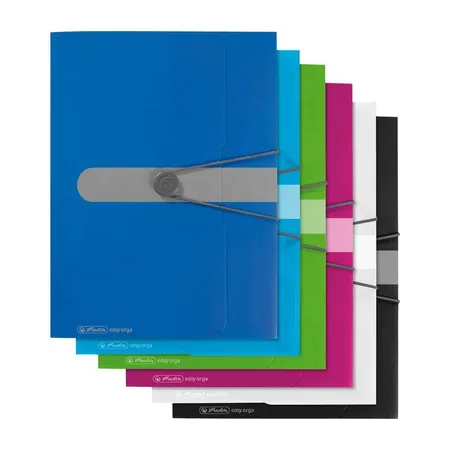 Herlitz Gummizugmappe PP A4 Opak Beere easy ergo to go