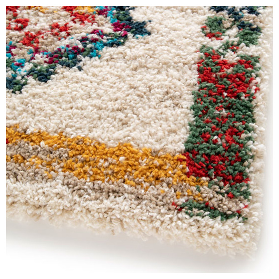 Tapis motif berbère - kaya - multicolore - 80 x 150 cm