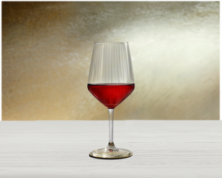 Royal Leerdam Carré Optics wijnglazen â 6 stuks â 52 cl â rode wijn