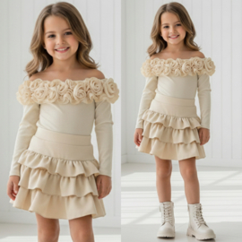 Diva Ruffle Shoulder Body (5 kleuren)