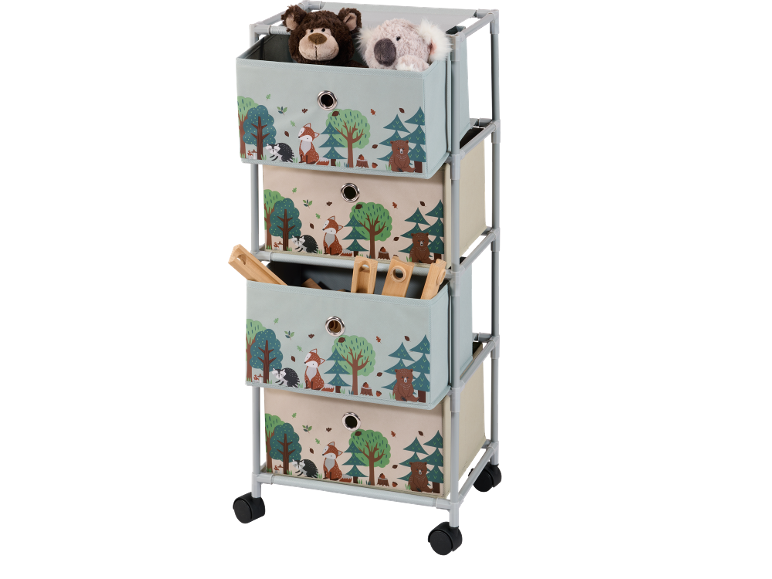 Kinder kast op wielen