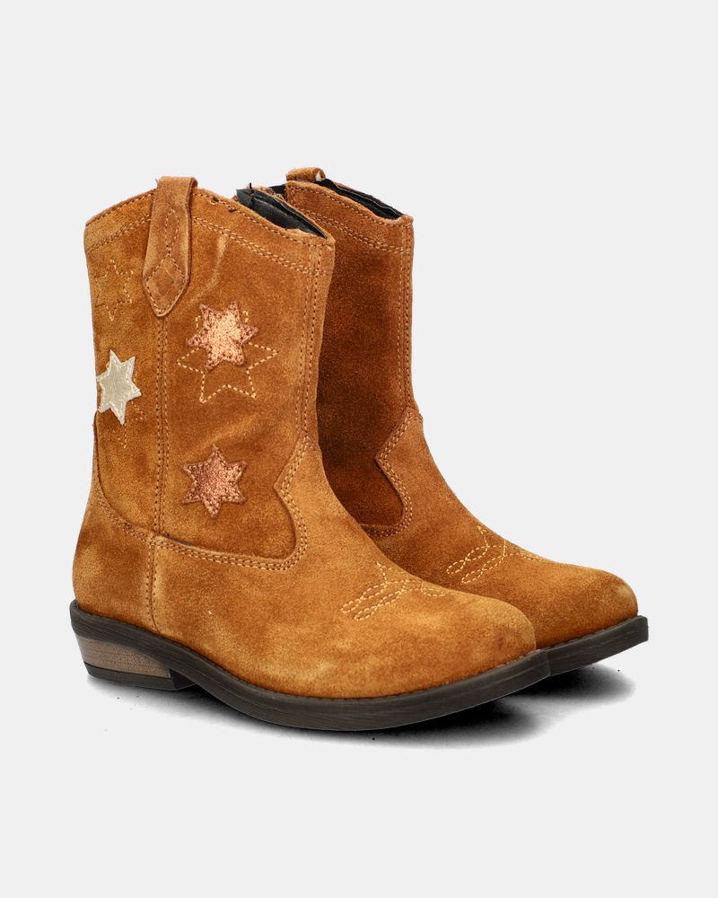Nelson Kids Cowboylaarzen  - cognac