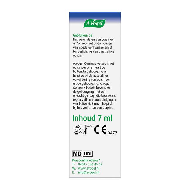 A. Vogel Oorspray bij Oorpijn 7 ML