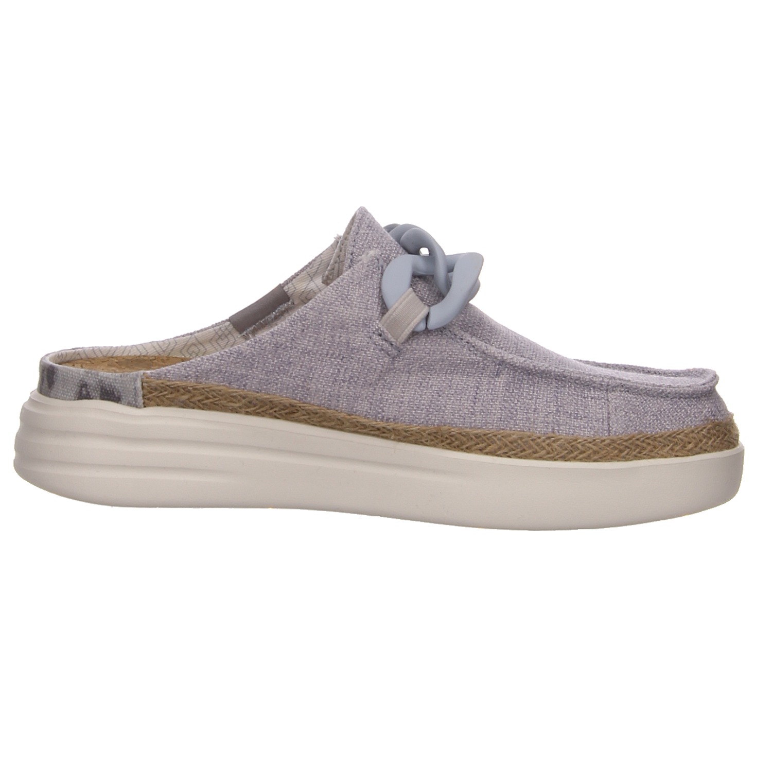 Fusion Pantolette hellblau blau